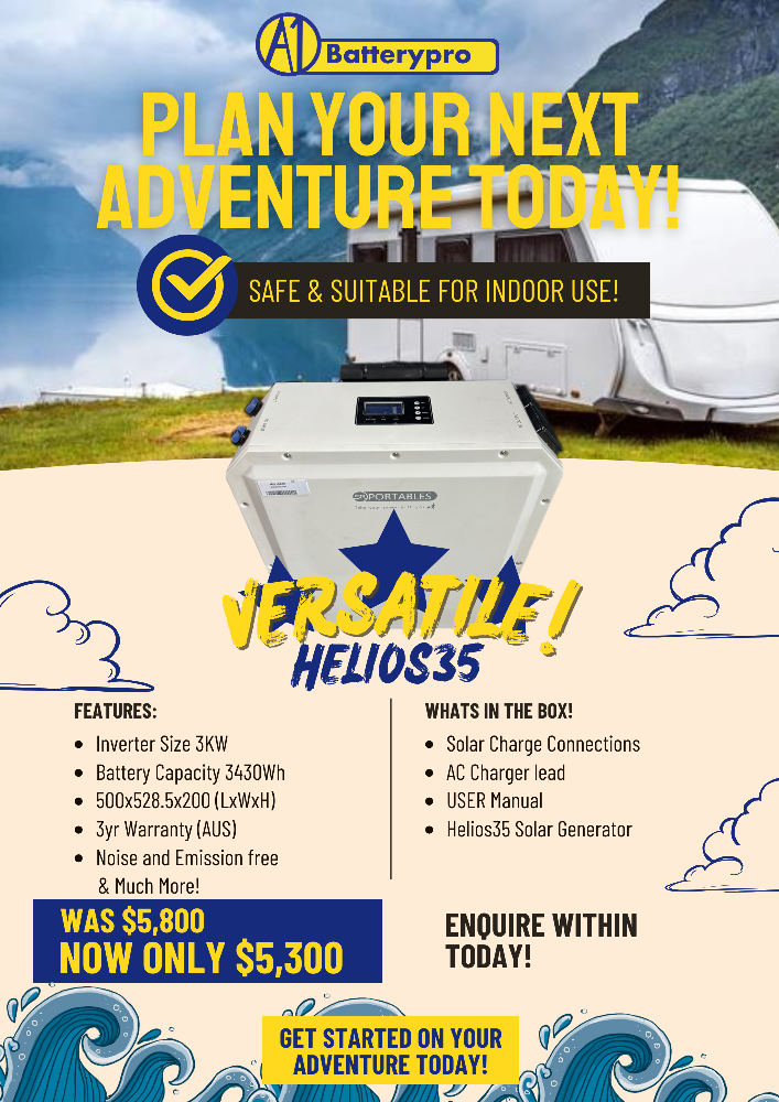 SR Portables Helios35 Portable Solar Generator - Special Price